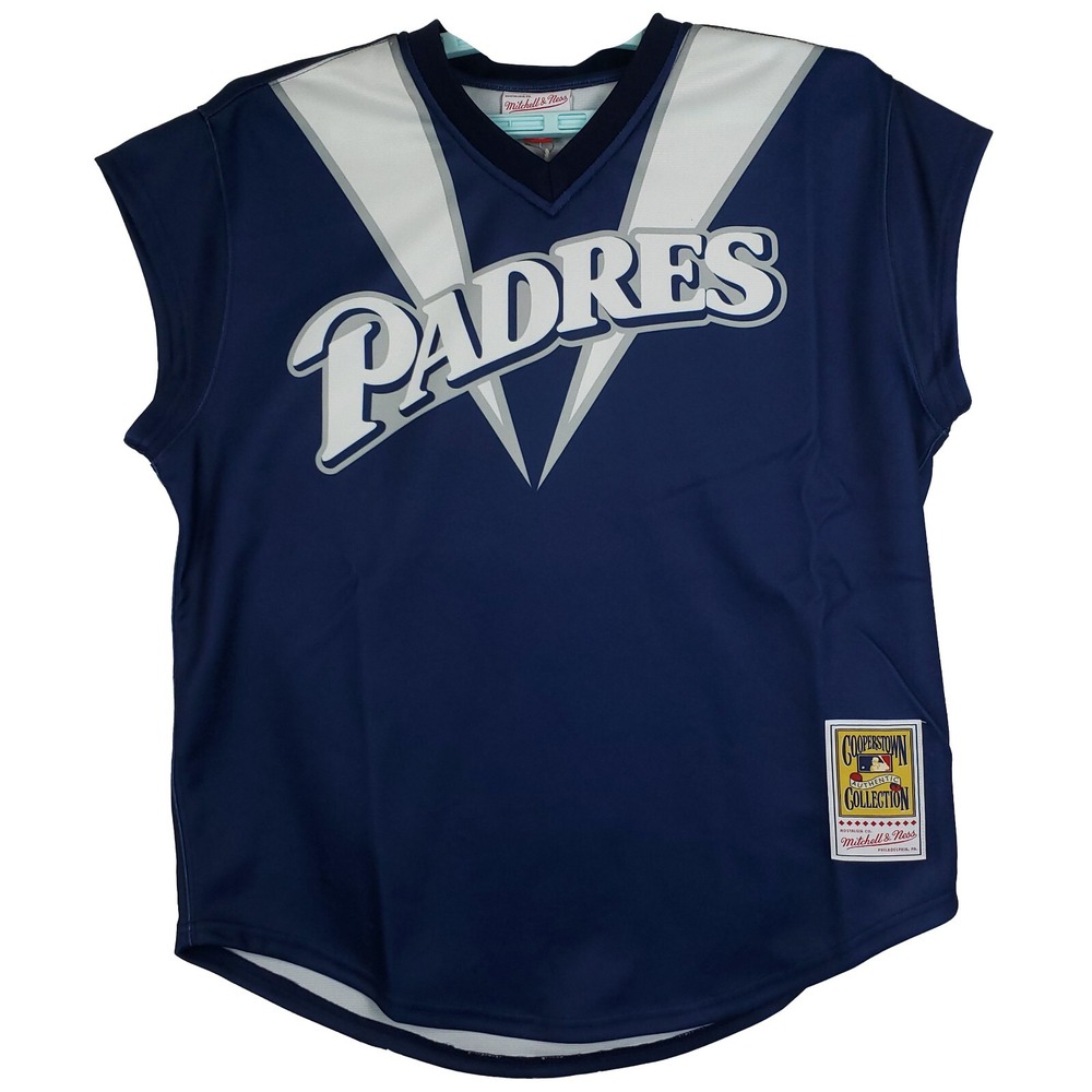 Authentic Tony Gwynn SD Padres Mitchell & Ness MLB Large Jersey Navy #19 NWT